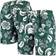 Wes & Willy Michigan State Spartans Floral Volley Swim Trunks - Green