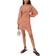 Free People Smock It To Me Mini Dress - Apricot Combo