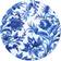 Saro Lifestyle French Style Floral Print Dinner Plate 35.56cm 4pcs