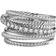 David Yurman Crossover Wide Ring - White Gold/Diamonds