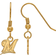 LogoArt Milwaukee Brewers Dangle Earrings - Gold