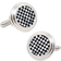 Cufflinks Inc Checker Step Cufflinks - Silver/Black/White