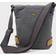 TSD Brand Atona Classic Flap Canvas Crossbody Bag - Grey