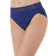 Vanity Fair Flattering Lace Cotton Stretch Hi-Cut Brief - Times Square Navy