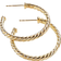 David Yurman Large Cablespira Hoop Earrings - Gold