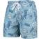 Wes & Willy North Carolina Tar Heels Vintage Floral Swim Trunks - Carolina Blue