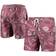 Wes & Willy Florida State Seminoles Vintage Floral Swim Trunks - Garnet