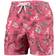 Wes & Willy Alabama Crimson Tide Vintage Floral Swim Trunks - Crimson