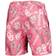 Wes & Willy Oklahoma Sooners Vintage Floral Swim Trunks - Crimson