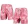 Wes & Willy Oklahoma Sooners Vintage Floral Swim Trunks - Crimson