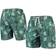 Wes & Willy Michigan State Spartans Vintage Floral Swim Trunks - Green