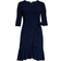 Kiyonna Whimsy Wrap Dress - Navy