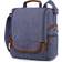 TSD Brand Atona Canvas Crossbody Bag - Denim Blue