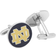 Cufflinks Inc Notre Dame University Cufflinks - Silver/Blue/Yellow