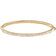 David Yurman Stax Single Row Faceted Bracelet - Gold/Diamonds