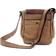 TSD Brand Turtle Ridge Canvas Crossbody - Camel