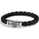 David Yurman Chevron Bracelet - Silver/Black