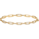 David Yurman Stax Chain Link Bracelet - Gold/Diamonds