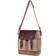 TSD Brand Turtle Ridge 4-Pocket Crossbody Bag - Camel