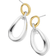Ippolita Classico Chimera Smooth Snowman Double Drop Small Earrings - Silver/Gold