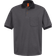 Red Kap Performance Knit Twill Short Sleeve Polo Shirt - Black/Charcoal