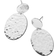 Ippolita Classico Crinkle Hammered Oval Snowman Earrings - Silver