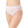 Vanity Fair No Pinch No Show Hi Cut Seamless Brief - Sheer Quartz Lace