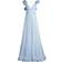 Mac Duggal Cutout Chiffon Gown - Powder Blue