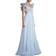 Mac Duggal Cutout Chiffon Gown - Powder Blue