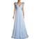 Mac Duggal Cutout Chiffon Gown - Powder Blue