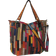 Amerileather Lloyd Leather Tote Bag - Rainbow
