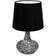 Simple Designs Mosaic Tiled Genie Black Table Lamp 14.2"