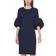 Calvin Klein Puff-Sleeve Sheath Dress - Indigo