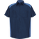 Red Kap Short Sleeve Motorsports Shirt - Navy/Postman Blue