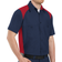 Red Kap Short Sleeve Motorsports Shirt - Red/Navy
