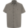 Red Kap Short Sleeve Microcheck Uniform Shirt - Khaki/Black Microcheck