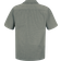 Red Kap Short Sleeve Microcheck Uniform Shirt - Hunter/Khaki Microcheck