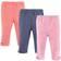 Hudson Infant Leggings with Knotted Ankle Bows 3-Pack - Pink/Navy (10151200)