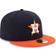 New Era Houston Astros Road Authentic Collection On Field 59FIFTY Performance Fitted Hat Men - Navy/Orange