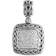 John Hardy Classic Chain Enhancer Pendant - Silver/Diamonds