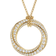 David Yurman Crossover Pavé Pendant Necklace - Gold/Diamonds