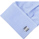 Cufflinks Inc Striped Cufflinks - Silver/Blue