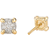 David Yurman Petite Chatelaine Stud Earrings - Gold/Diamonds