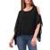 Vince Camuto Open Batwing Sleeve Top - Rich Black