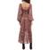 ASTR The Label Arlette Floral Long Sleeve Dress - Brown Lavender Multi Fl