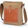 TSD Brand Super Horse Canvas Crossbody Bag - Brown