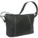 Piel Leather Medium Shoulder Bag - Black