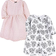 Hudson Toile Long Sleeve Dresses 2-Pack - Black/Pink