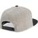 Brixton Oath III Snapback Cap - Light Heather Grey/Black