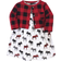 Hudson Baby Cotton Dress and Cardigan - Buffalo Plaid Moose (10159767)